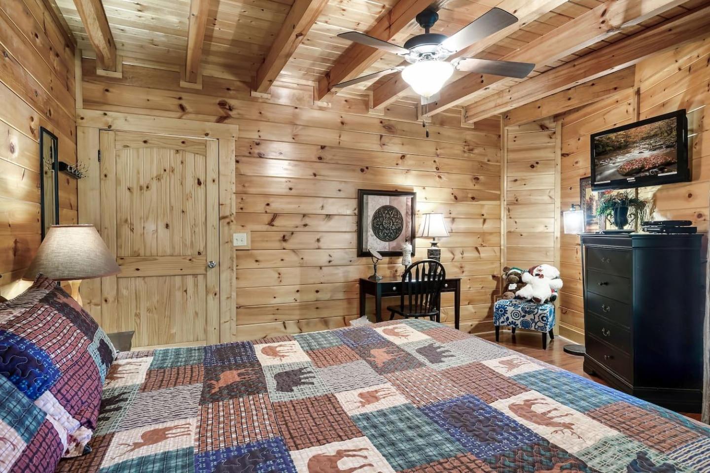 Mountain View Family Cabin W Game Room & Pool Sevierville Exteriör bild